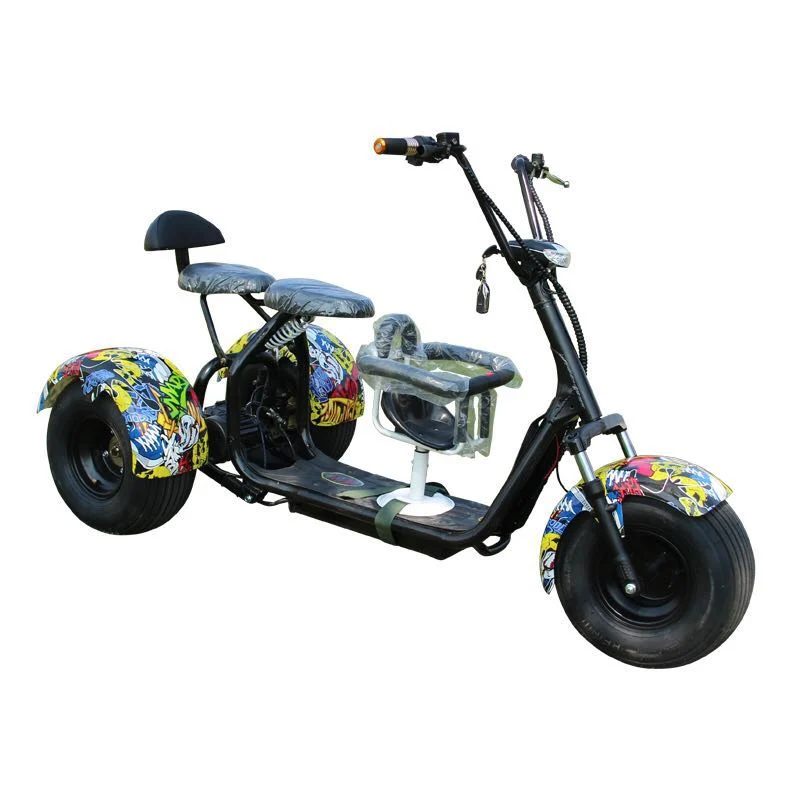 3 Wheel Electric Wide Wheel 1000W Big Power Bike Scooter Citycoco for Sale for Adult Big Scooter