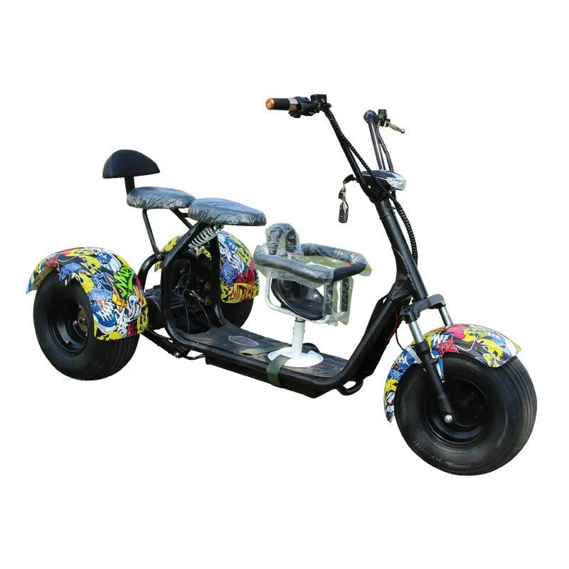 3 Roda Elétrica Wide Wheel 1000W Big Power Bike Scooter Citycoco à venda para Adulto Big Scooter