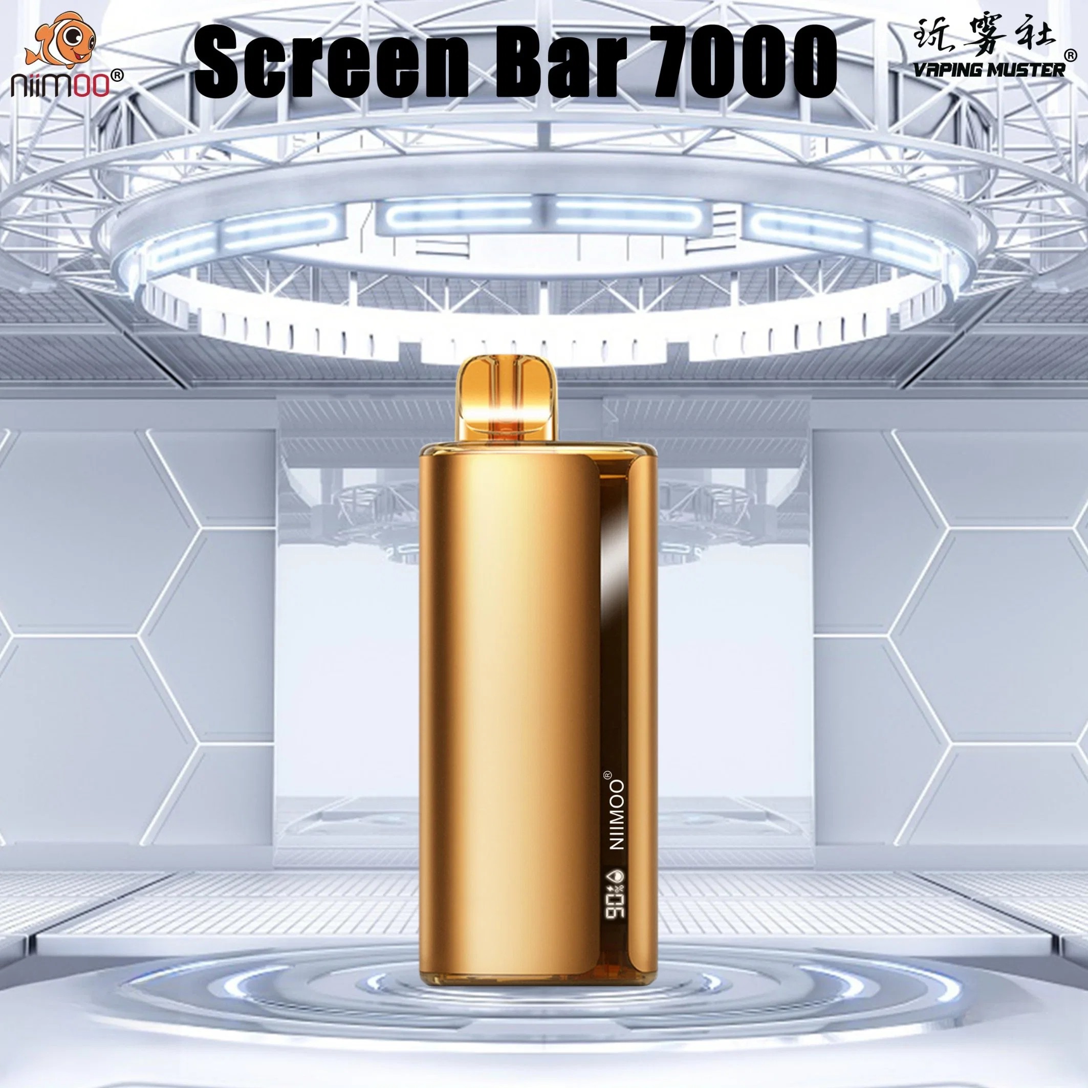 Niimoo OEM Shenzhen Wholesale/Supplier E Cigarette Device Big Vapor Bar 7000 Puffs Disposable/Chargeable Vape with Display
