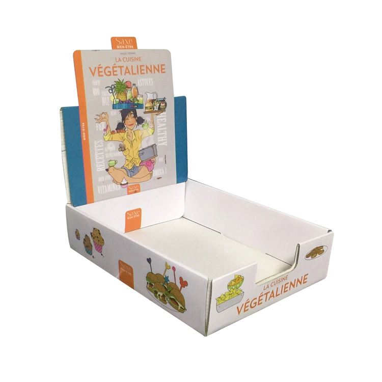 Promotional Pop Shelf Ready Packaging Folding Stack PDQ Counter Template Paper Cardboard Display Box