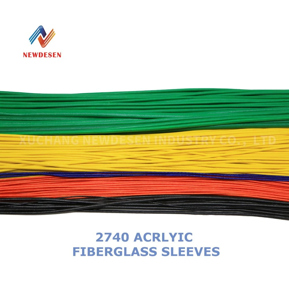 Silicone Coated Fiberglass Sleeving for Cable Wire2740