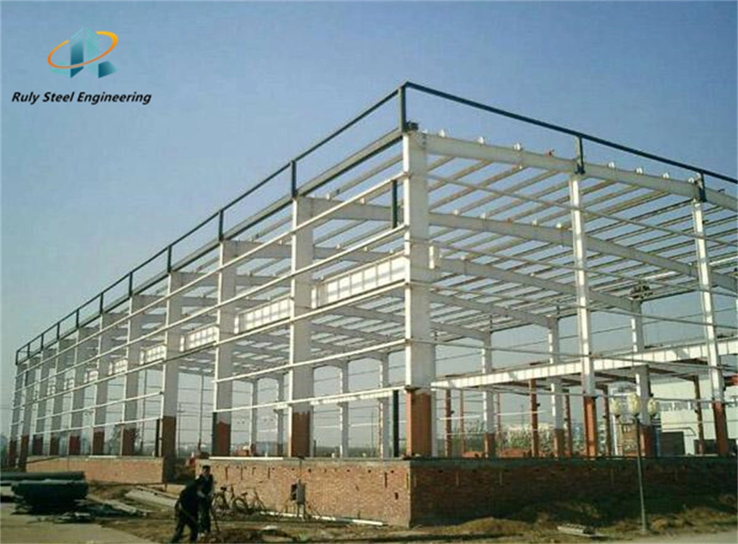 Prefab Steel Industrial Building / Steel Frame Industrial Buildings Construction