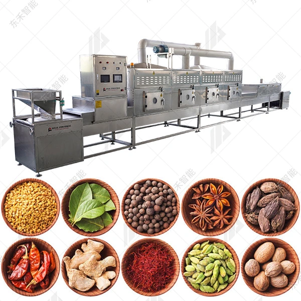Spice Seasoning Chilli Black Pepper Powder Processing Sterilization Microwave Dryer Drying Machine