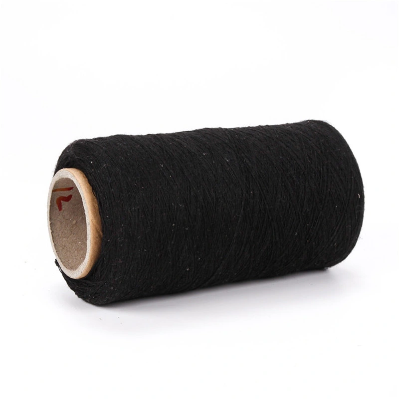 Schwarzes bereitete Baumwoll-Polyester gemischtes Garn für das Socken-Stricken auf