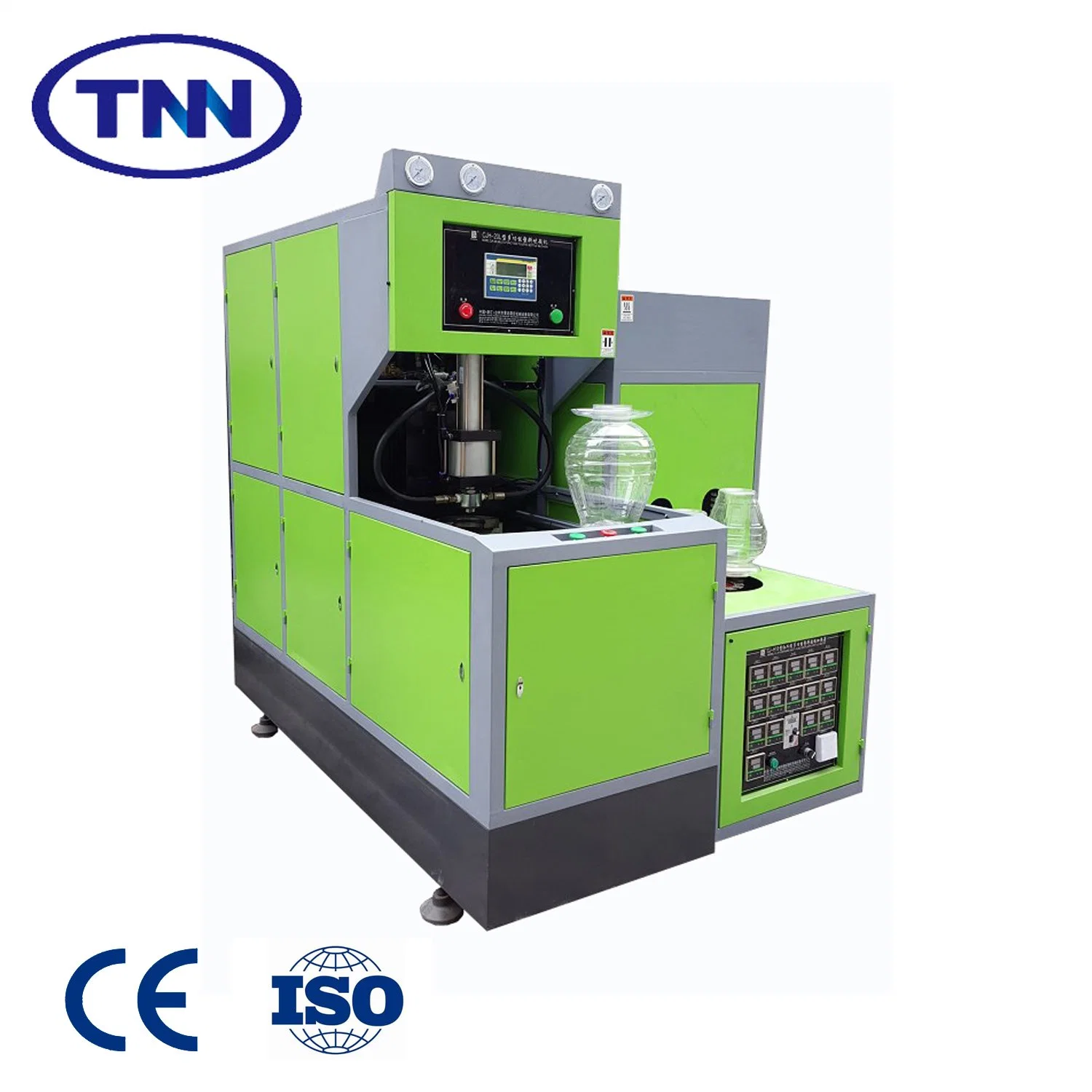 Tnn Hy Semiautomáticos de alta velocidade de tomada de garrafa pet máquina de moldagem por sopro / máquina de moldagem por sopro