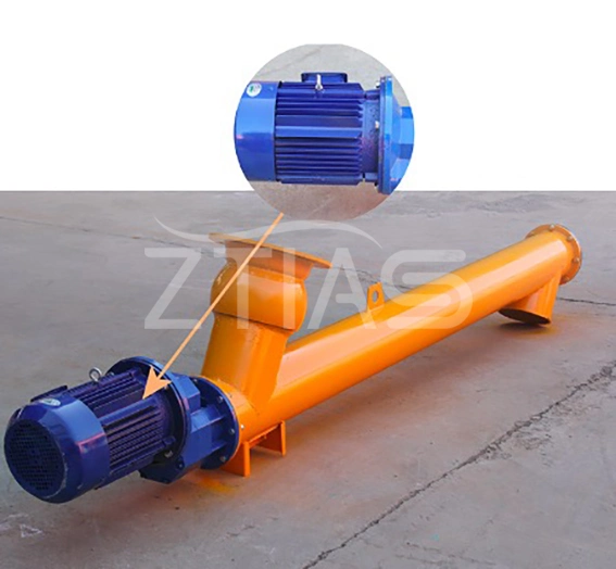 High Efficiency Screw Conveying Materials Such as Cement and Lime