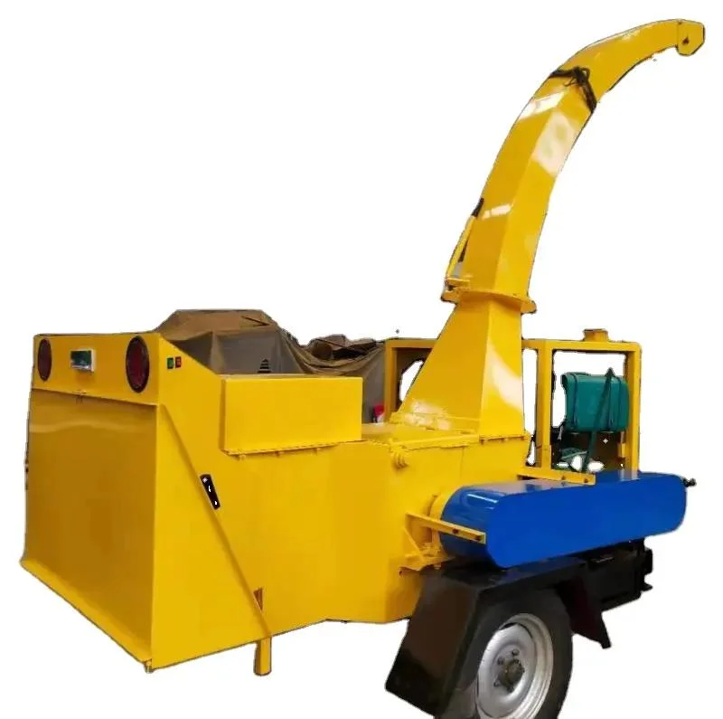 Diesel Power Wood Chipper Branches Garden Chipper Shredder