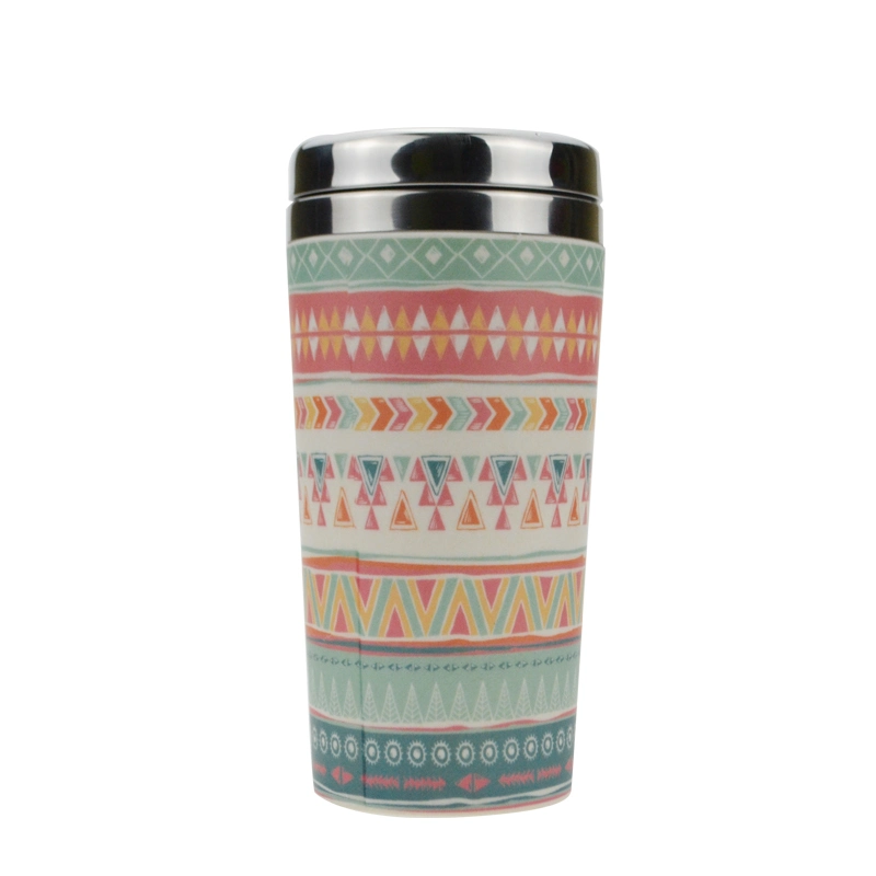 Customize Reusable Bamboo Fiber Coffee Cup