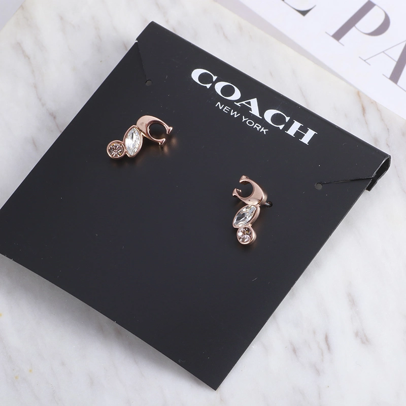 Diseño réplicas de alta calidad Coach de Moda Marca mujeres Pendientes de dama Joyería