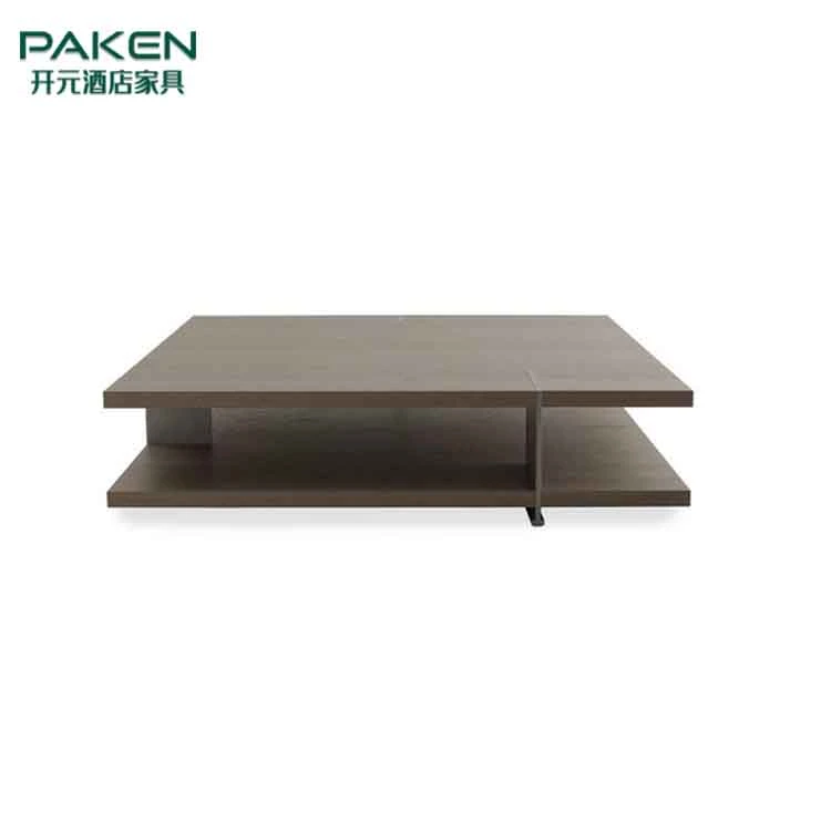 Stainless Steel Side Table & Center Table & Tea Table with Marble Top Hotel Furniture