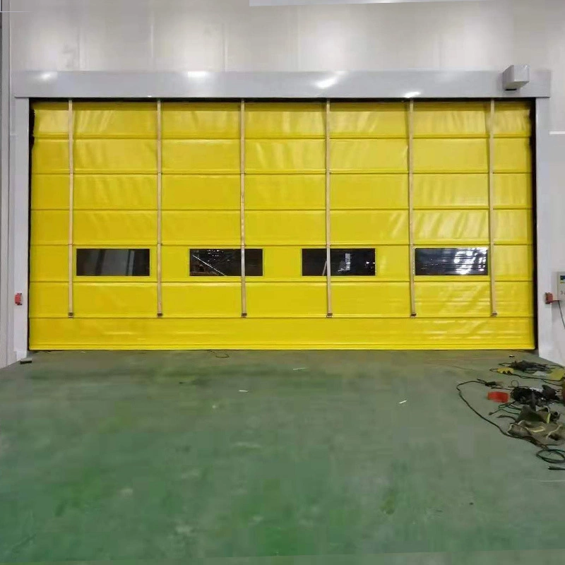 PVC High Speed Rolling Shutter Stack Door Soft Fast Roller Door