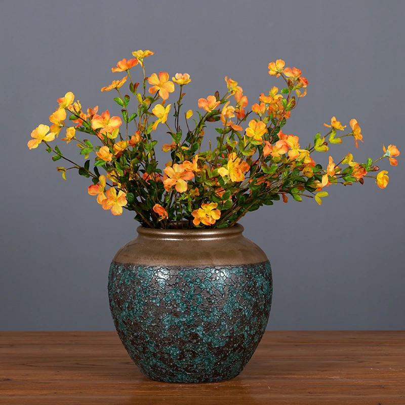 Bouquet de fleurs artificielles tissu coloré de fleurs ornementales Evergreen de petites fleurs Arrangement