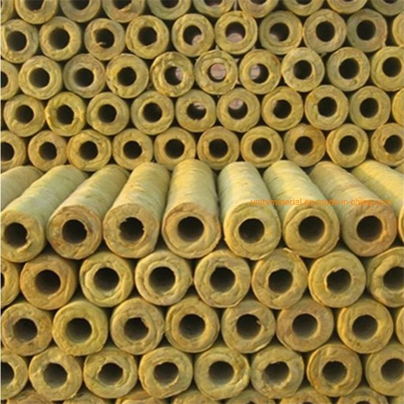 Good Thermal Insulation Material Rockwool Rock Wool Pipe with Aluminum Foil Coated Supplier for Heat Insulated Ss Stainless Steel Pipe of Hot Steam Pipelines