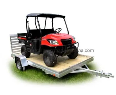 America Market 5X8 5X10 6X12 6X13 Aluminium Utility/Auto/ATV Trailer