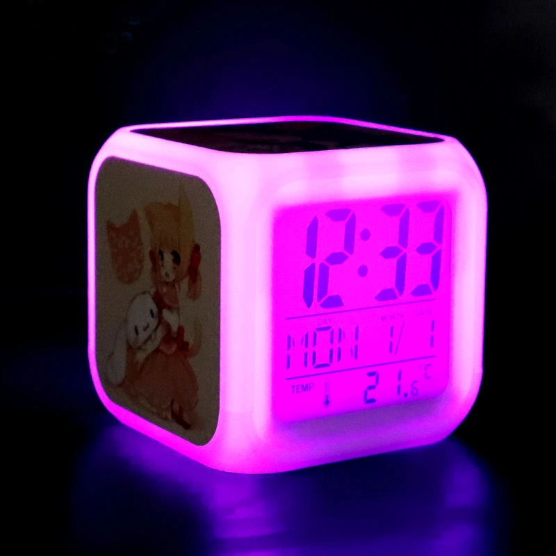 Beliebte Nachtlicht anpassbare Sublimation LED Clock Blanks Großhandel