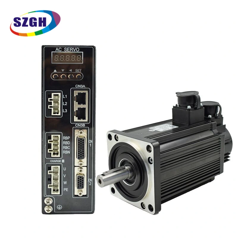 Superior Quality 220V AC 2.4n. M 3000rpm 2500PPR 750W Servo Motor and Pluses & Direction Driver Controller Kit for Agv Car