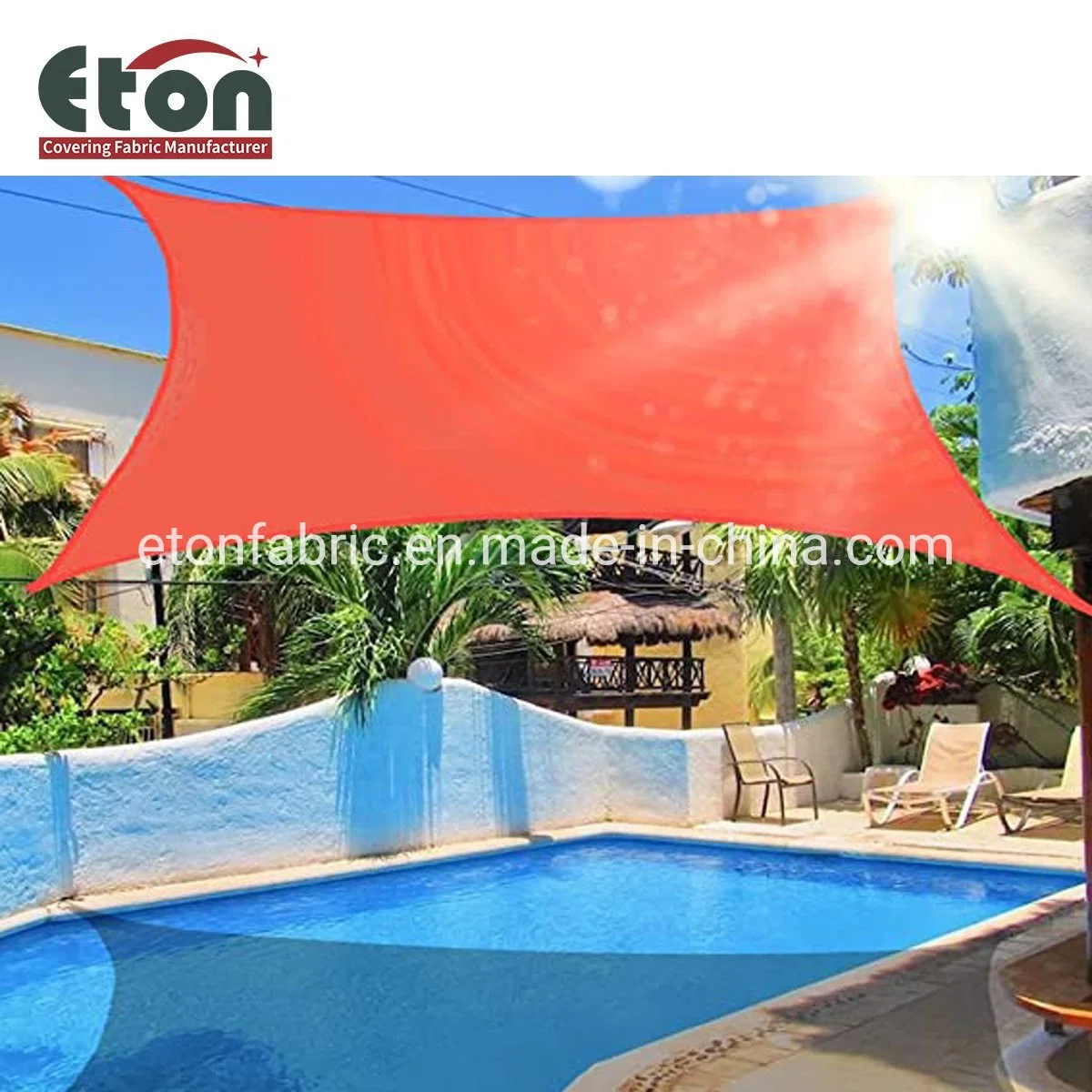 Garden Patio Outdoor Facility Waterproof Awnings Sun Shade Sail