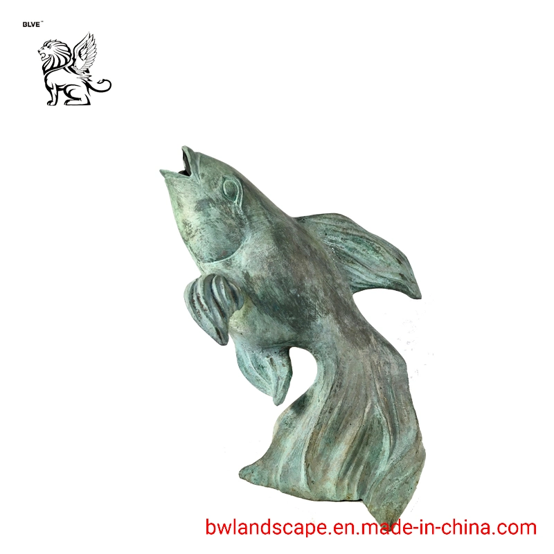 High Quality Cast Metal Craft Bronze Fish Sculpture Fountain Bfd-23