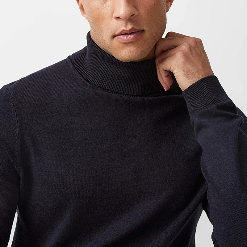 Men's Long-Sleeve Soft Touch Turtleneck Sweater