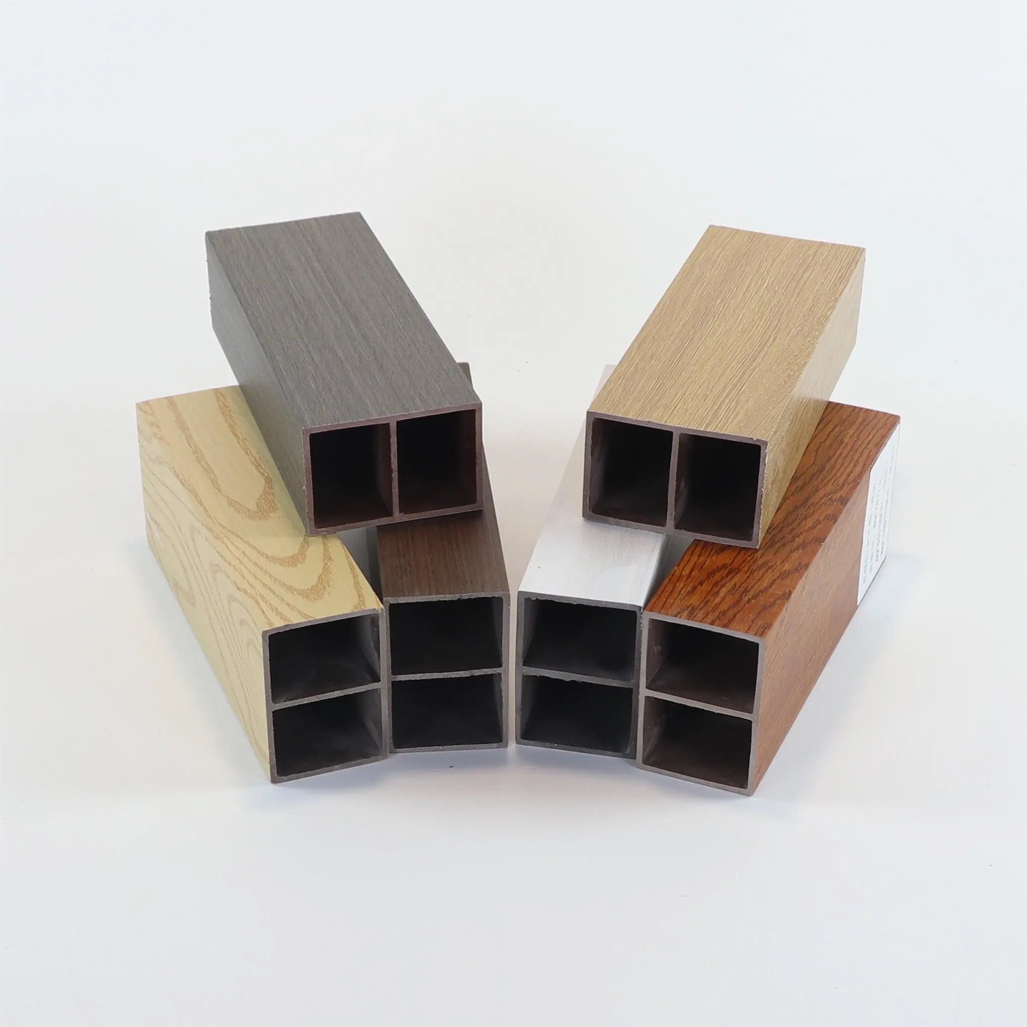 WPC PVC Holz Kunststoff Composite Dekoration quadratische Holzrohr