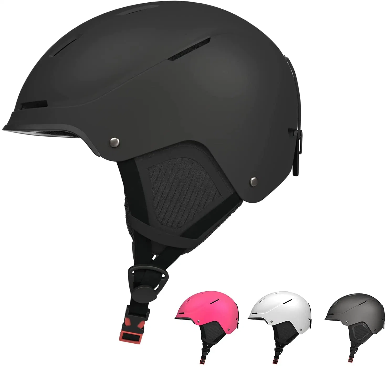 Brillenkompatible abnehmbare Liner- und Ohrpolster Ski/Schnee/Snowboard Helm für Männer Frauen Jugend