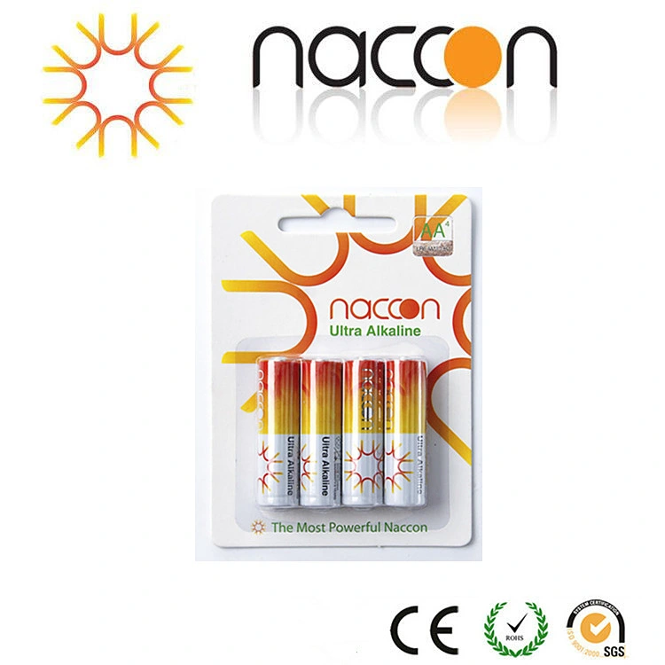 Superventas Naccon 1.5V AA LR6 AA pila alcalina de 1,5V pilas LR06 Am3