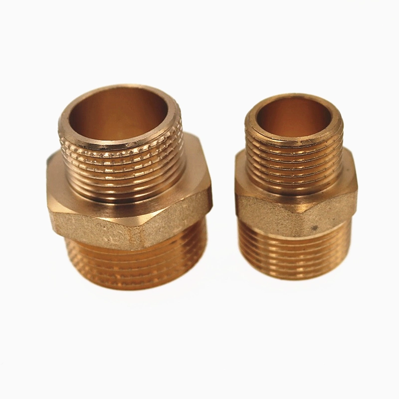 Brass Thread Fittings Equal Reducing Coupling for Pex Pipes Joints for Plumbing