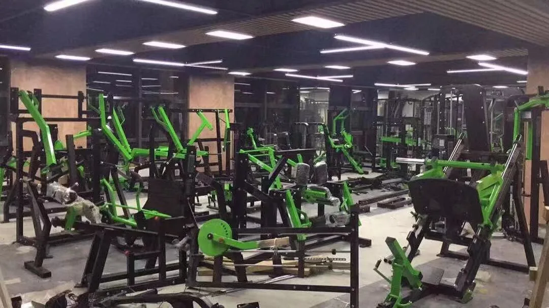 Salle de gym de l'équipement chargé de la plaque réglable Pente/ déclin/banc banc plat utilisé pour la maison