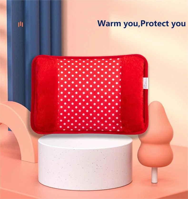 Saco elétrico para água quente personalizável e de segurança e novo design Bonito com tampa para uso do Bebê das mulheres