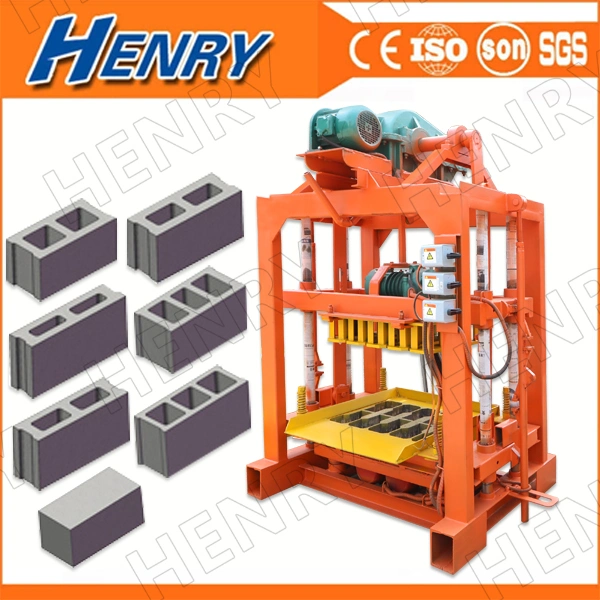 Machine Manufacturing Brick and Concrete Block, Brick Maker, Equipment for Cement Block