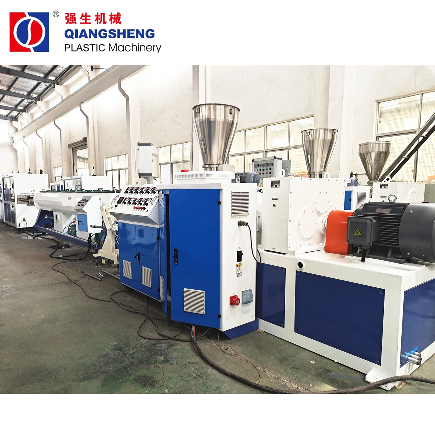 Sjsz65/132 PVC Complete Production Line Plastic UPVC Water Pipe Extruder Machine