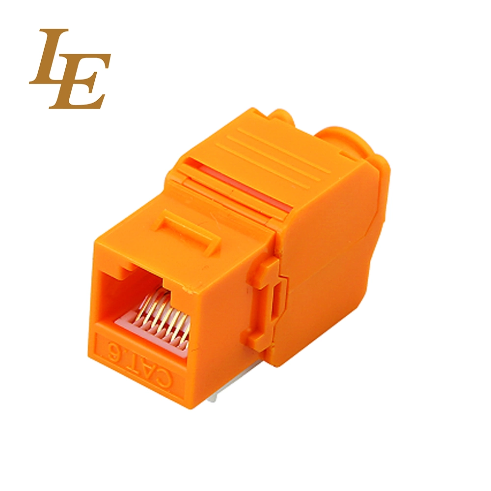 Le Brand K055 RJ45 8p8c CAT6 CAT6A UTP Toolless Keystone Modular Jack