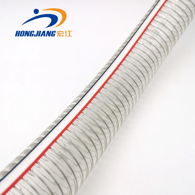 China Manufacturer PVC/Plastic Flexible Steel Wire Reinforced Hose/Pipe/Tube/Tubing