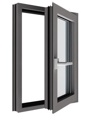 Ventana de cristal de aluminio con Insonorización duradera y elegante