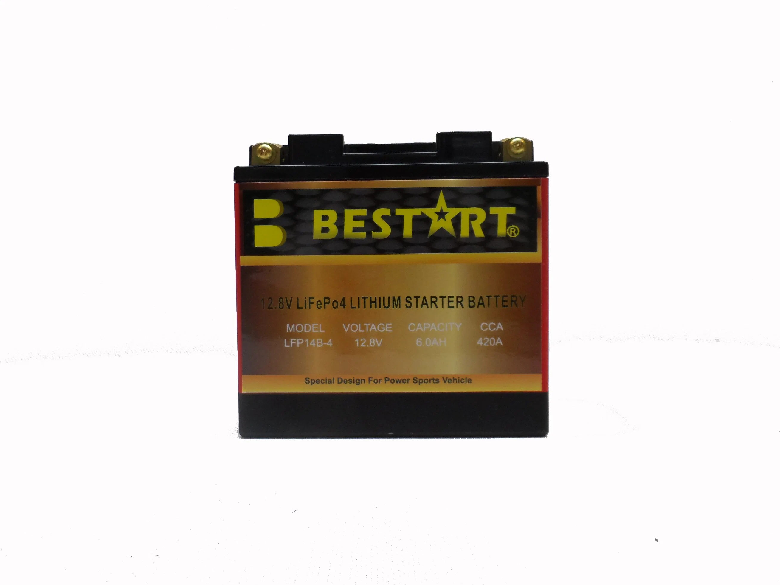 12.8V 6ah LiFePO4 Lithium Starter Battery LFP14b-4