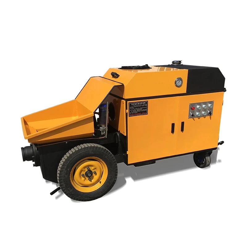 Small Truck Schwing Diesel Engine Construction Concrete Pump Truck Machine Spare Parts Concrete Mixer with Pump