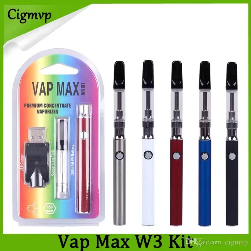 E-cigarrillo de voltaje variable de 510 Kits de vaporizadores de rosca Vape Pen