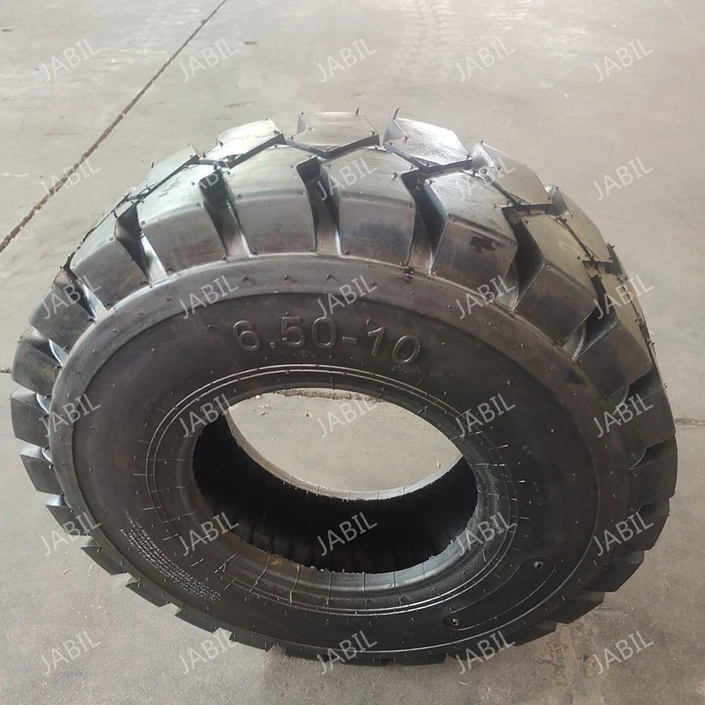 Wholesale/Supplier 6.50-10 Pneumatic Cushion Tyre for Forklift Trailer Parts off Road OTR Heavy Duty Equipment Industrial Forklift Tire