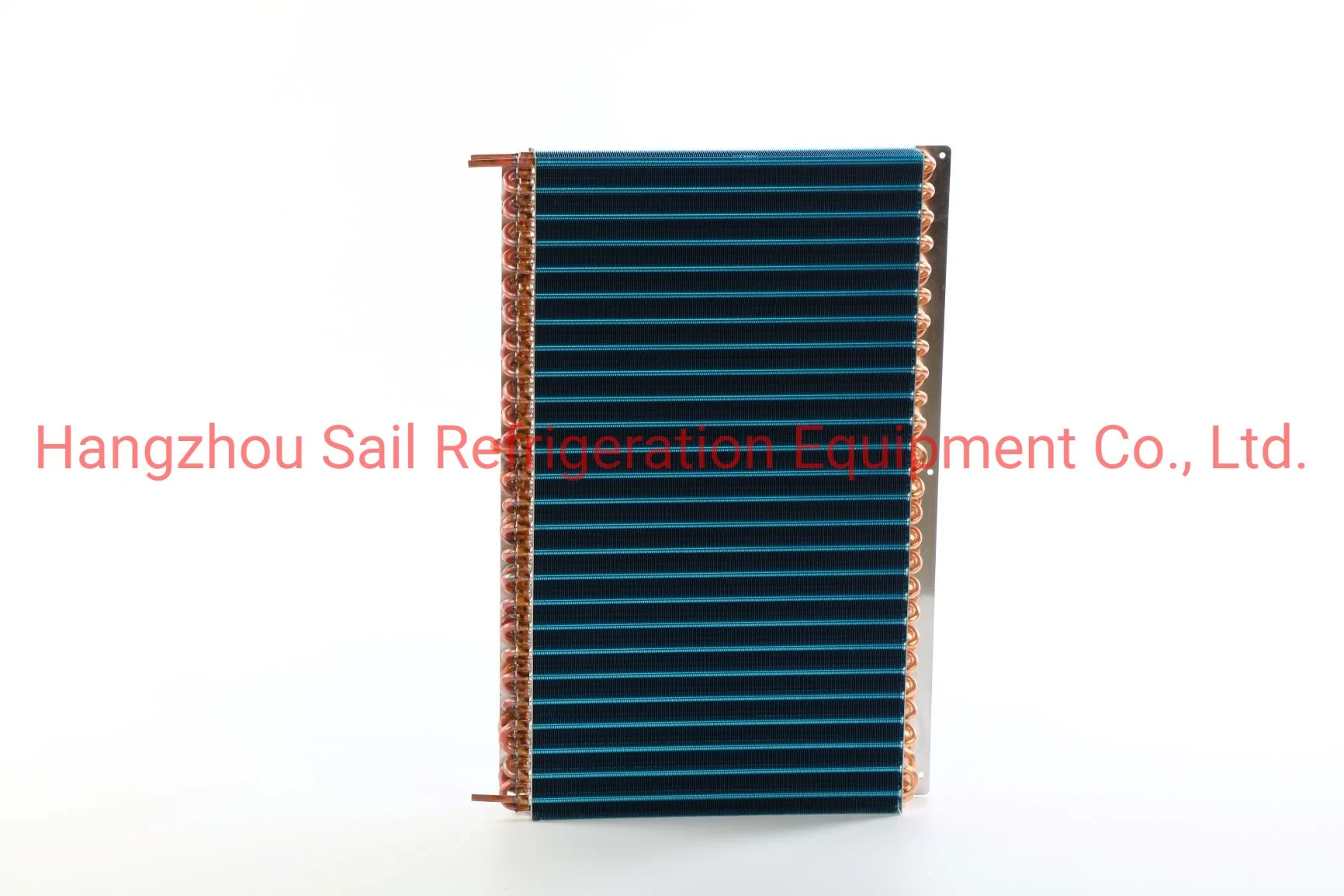 Aluminum End Plate Copper Tube Aluminum Fin Small Condenser Coil for Iran Market