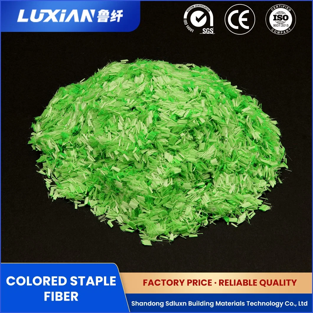 Sdluxn Virgin Staple Fiber 100% White Polyester Fiber China Tight Molecular Structure Colour Polypropylene Fibre Factory Used in Automotive Interior Industry