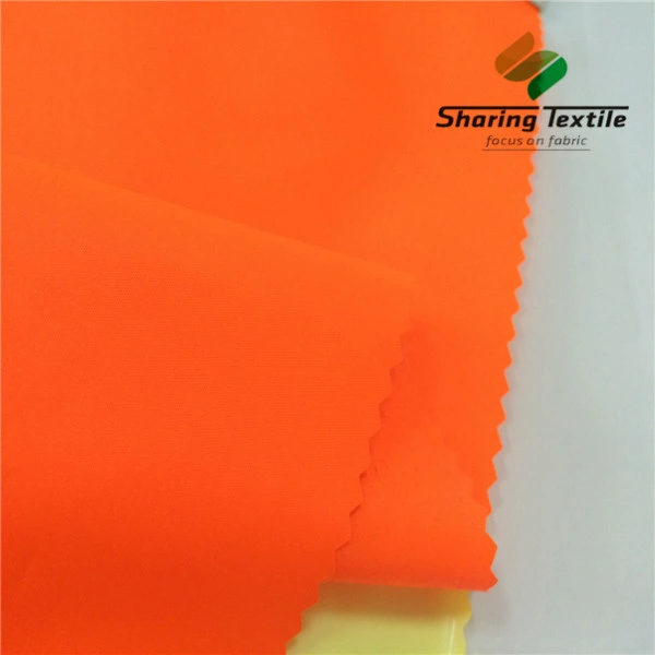 Polyester Hi-Vis 300d Oxford Flourescent Neon Yellow Orange Safety Oxford Fabric