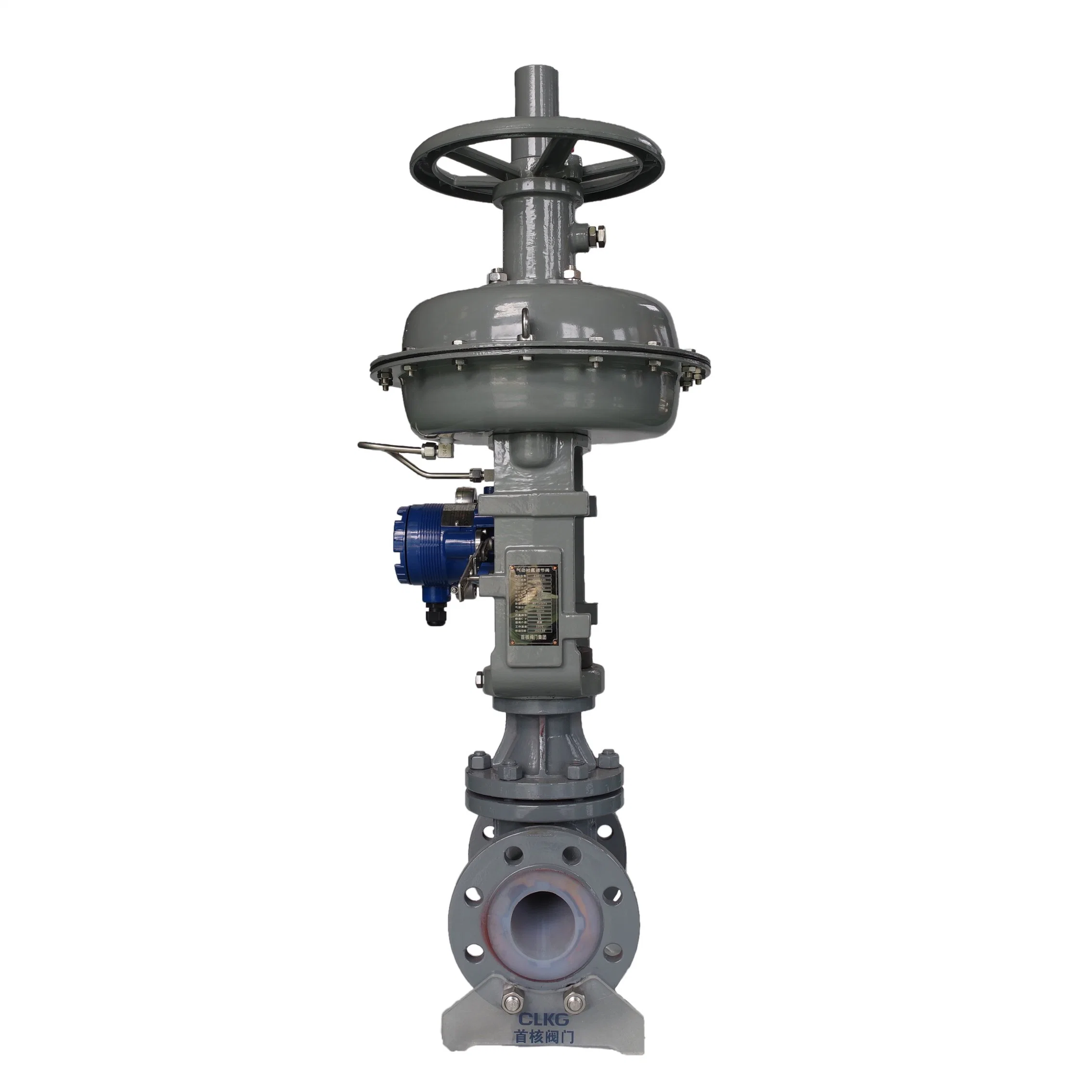 Stainless Steel Control Valve Pneumatic Fluorine Lined Regulating Valve for Gas Industrial