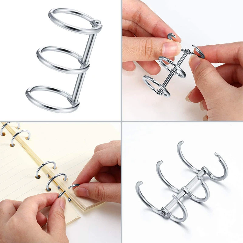 3 Hole Table Calendar Ring & Metal Clip for Introduction Book Binding