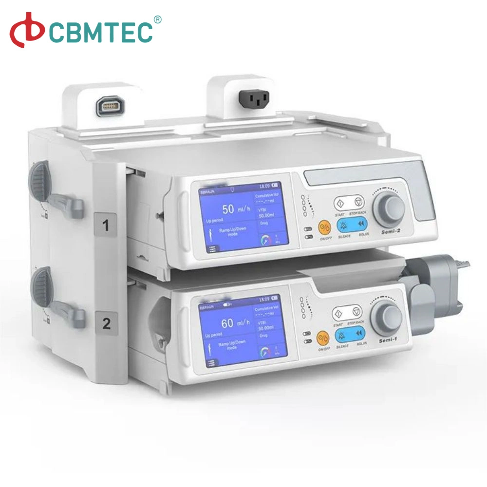 Factory Price Double Channels Hospital Medical Lab Auto Infusion Syringe Pump for Medical Pump