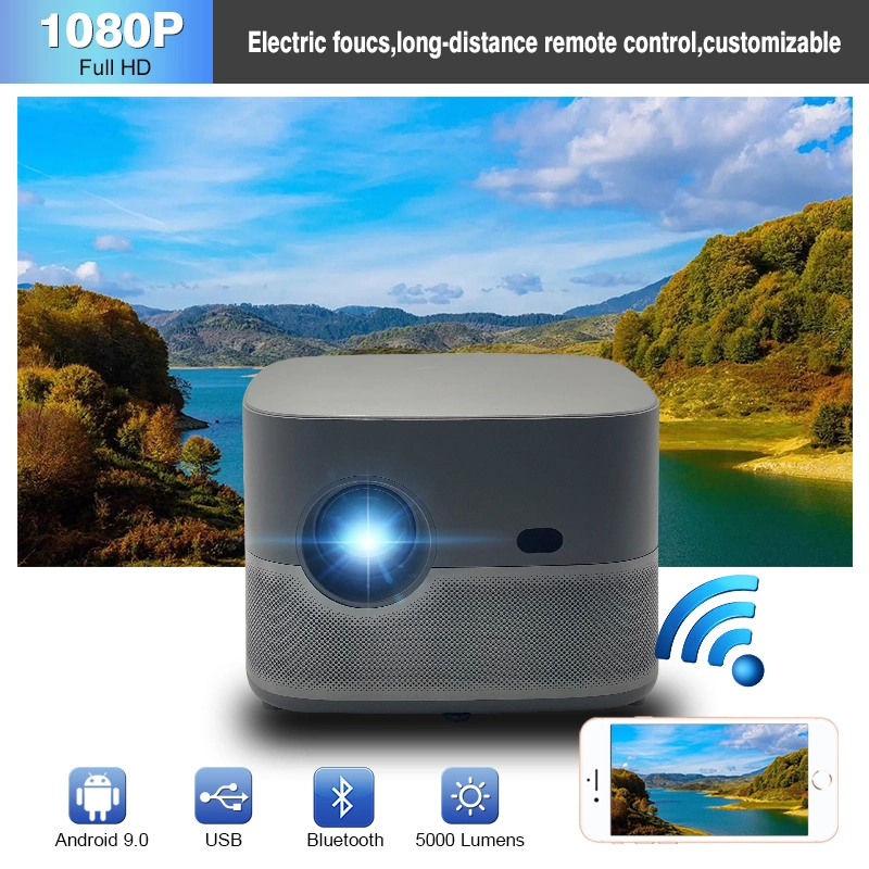 Lightboy C10m Dust-Prood Hotel TV Video 1080P Projector