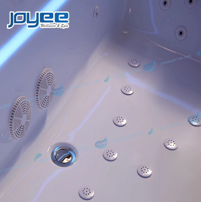 Joyee Small Acrylic Bathtub LED Strip Light Lover SPA Bath Whirlpool Hot Tub