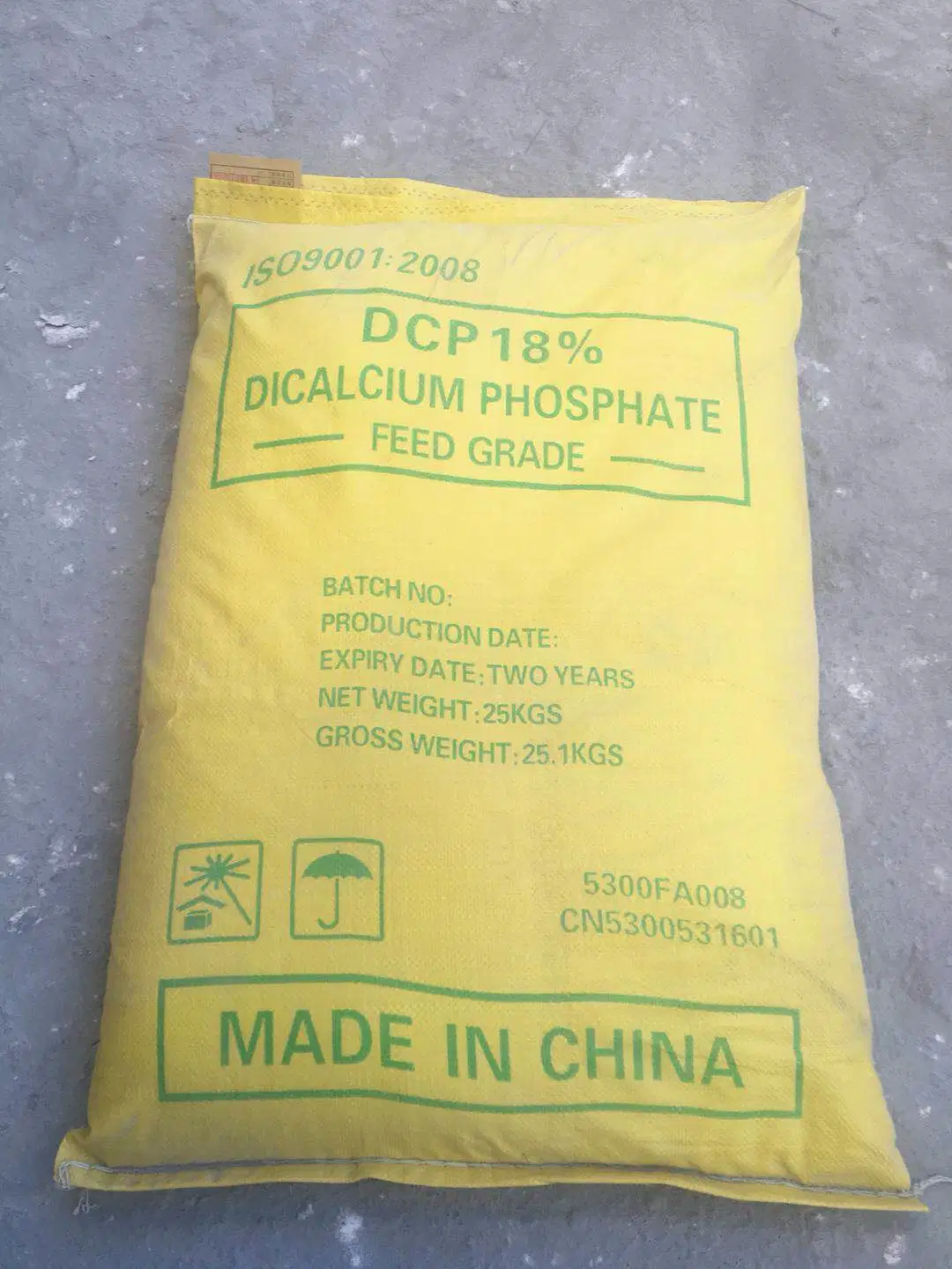 CAS No 7789-77-7 de la poudre de grade d'alimentation du phosphate dicalcique DCP18 % de la fabrication de haute qualité en usine en Chine