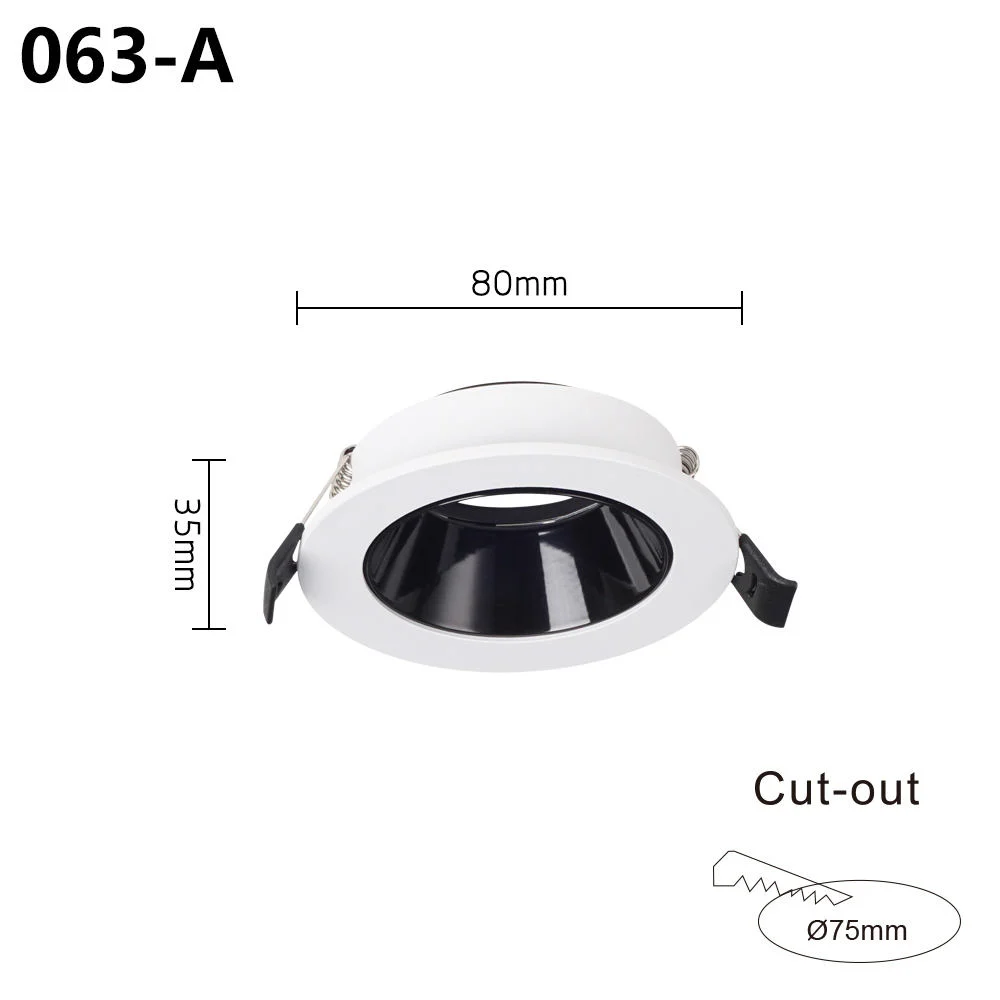 Modern Round Narrow Beam Home Aluminum Ceiling Lights Indoor Spot Lights