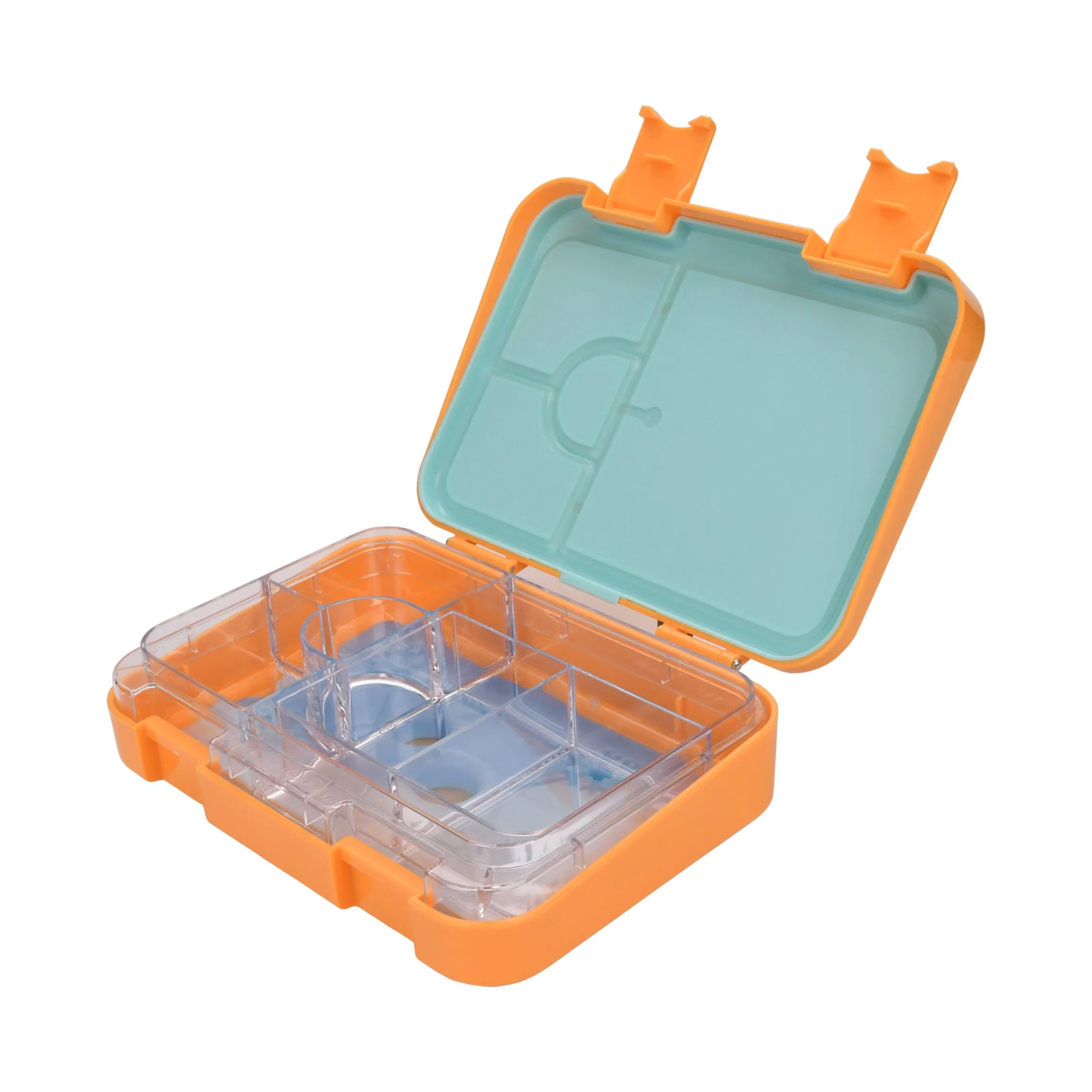 Aohea Recycle BPA Free Food Grade Square Plastic Children Kids Bento Lunch Box