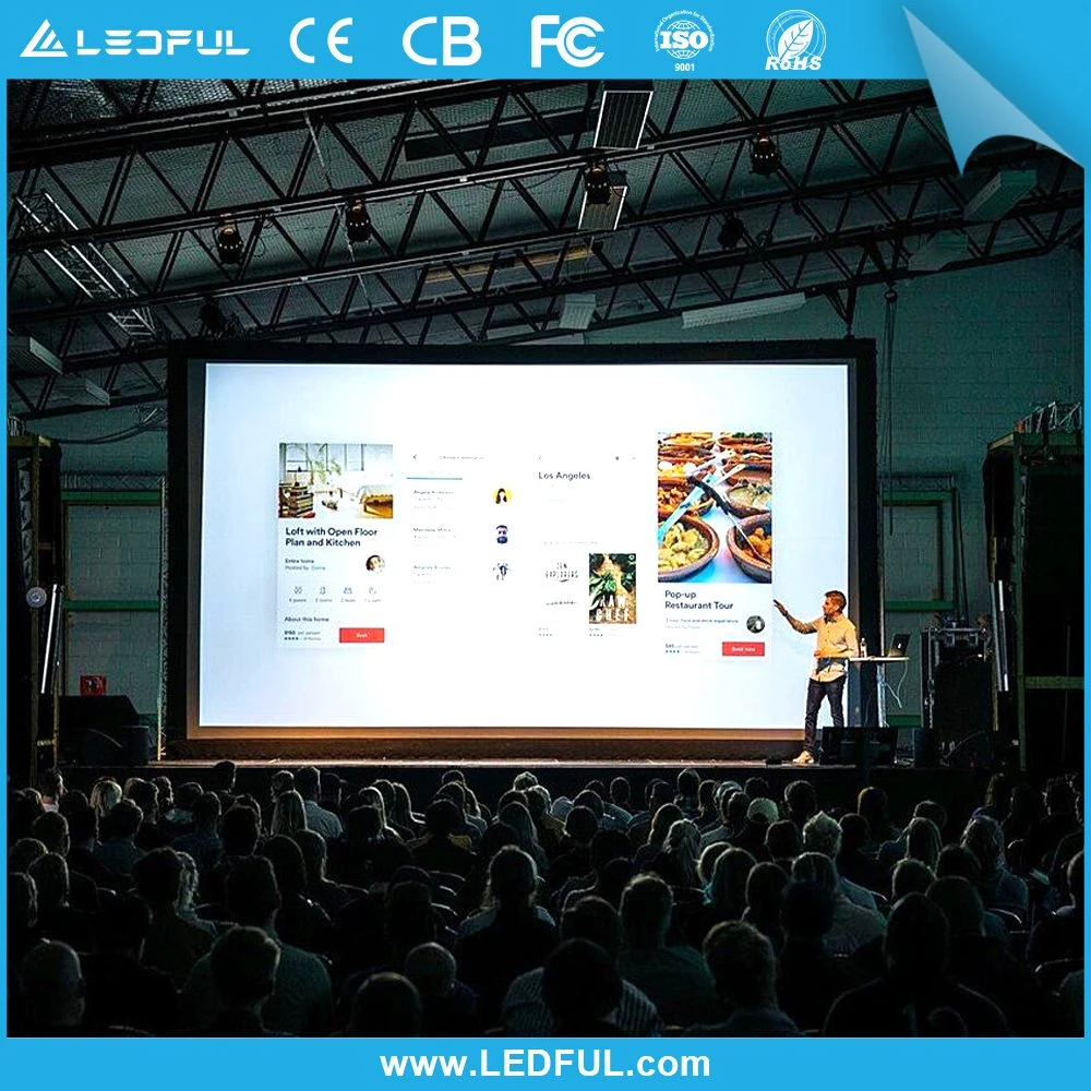 Stand up P391 LED 20ft Bühne Bildschirm Alle Ereignis Kirche Hintergrund Dekoration Ausrüstung Technologie Indoor Rentals LED-Display